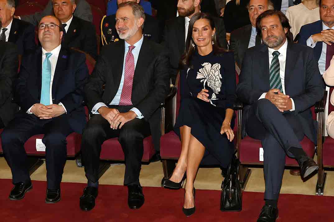 La reina Letizia recupera su vestido más sostenible