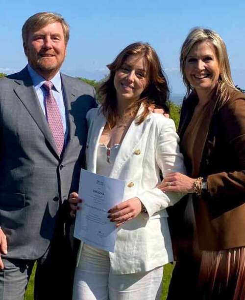 La princesa Alexia de Holanda también se ha graduado con Leonor en Gales