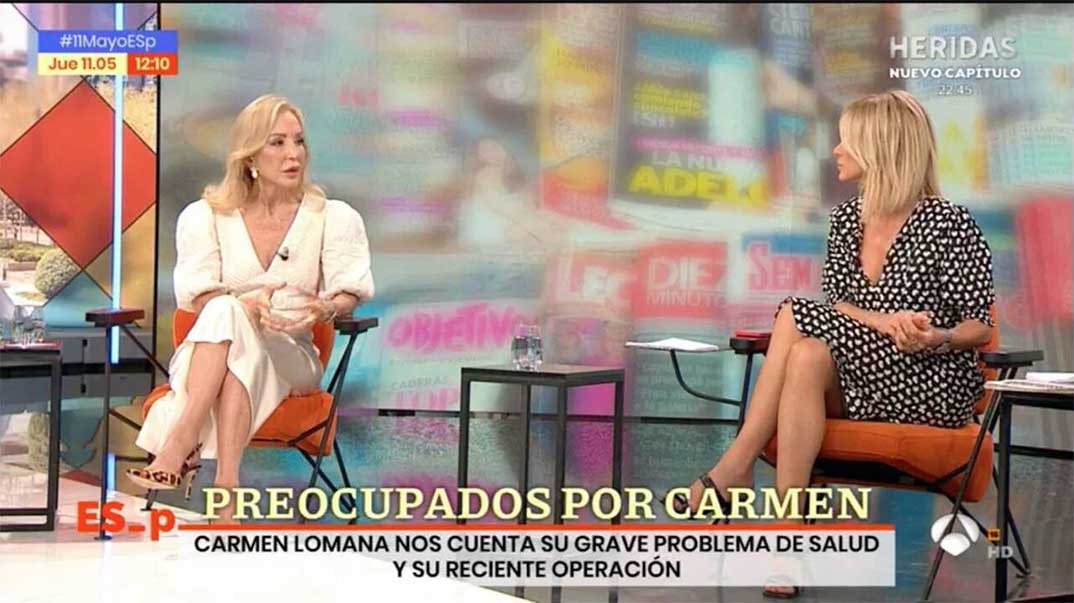 Carmen Lomana con Susanna Griso - Espejo Público © Antena 3