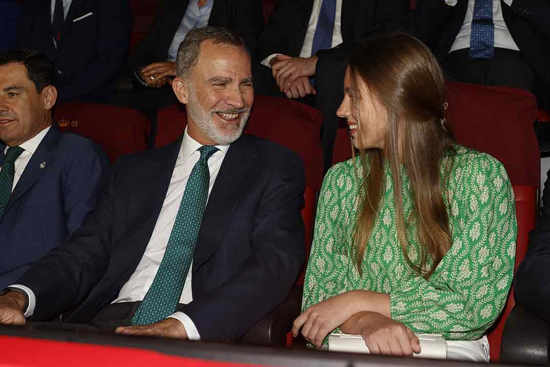 Rey Felipe con la infanta Sofía - Copa del Rey © Casa Real S.M. El Rey