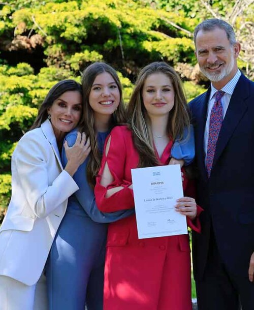 La felicidad de la princesa Leonor en su Graduación