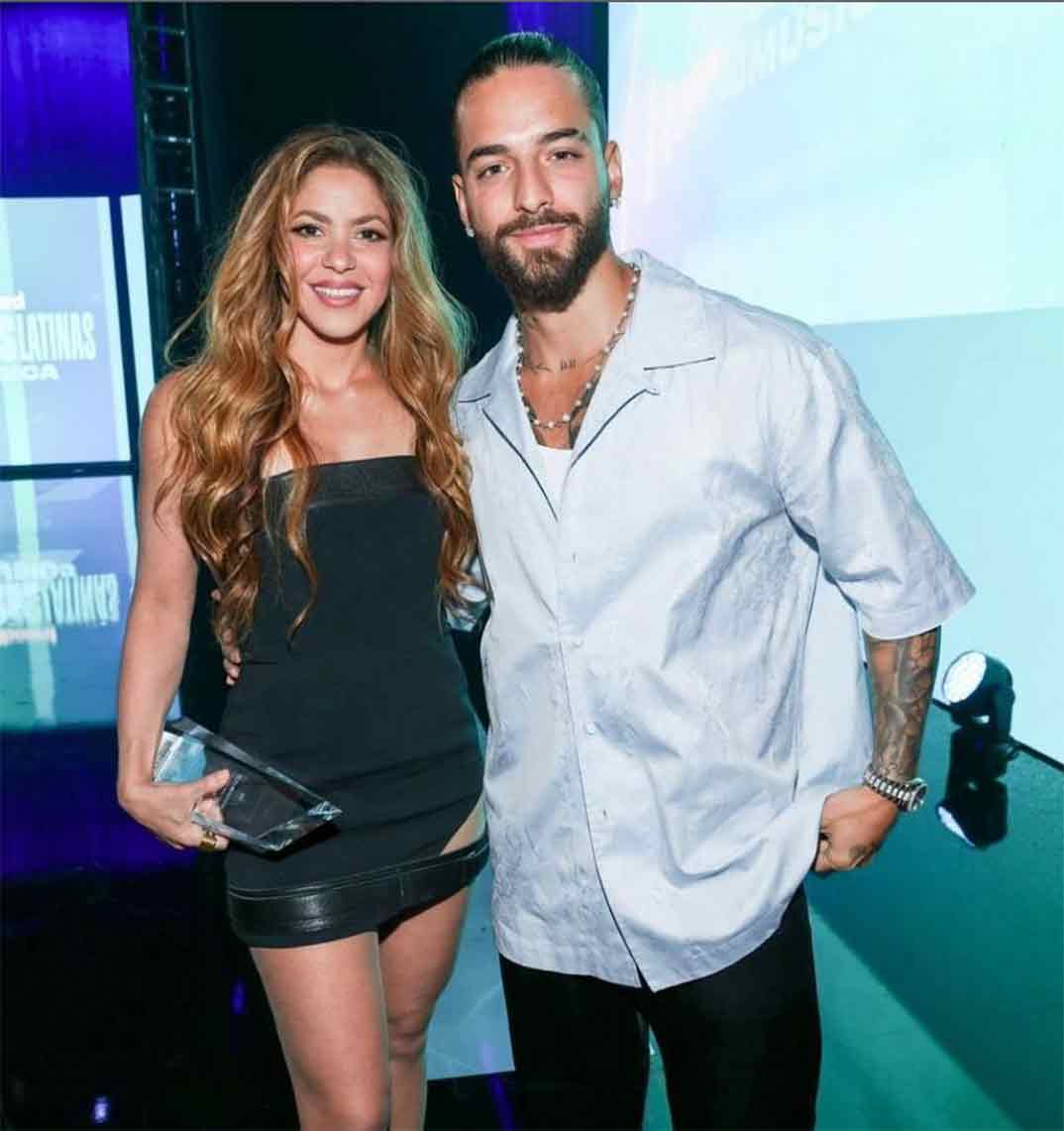 Shakira y Maluma - Premios Billboard © Redes Sociales