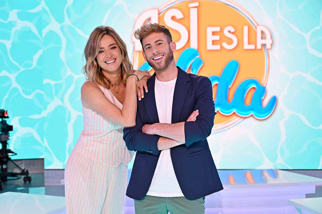 Sandra Barneda y César Muñoz - Así es la vida © Telecinco