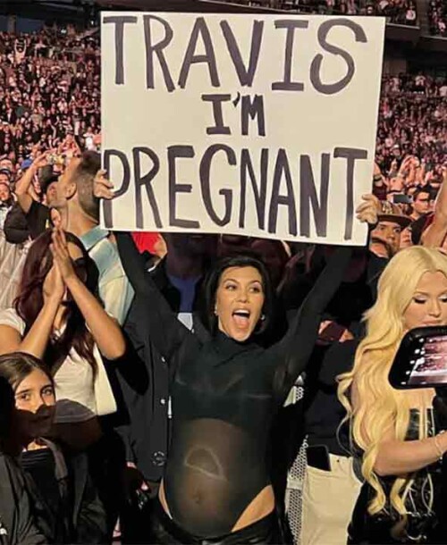 Kourtney Kardashian comparte las primeras fotografías embarazada
