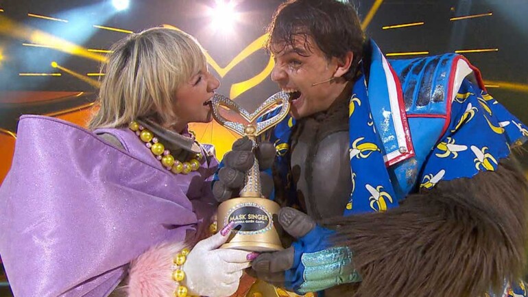 Fernando Morientes (Gorila) y Ana Torroja (Ratita), ganadores de la tercera edición de ‘Mask Singer: adivina quién canta’