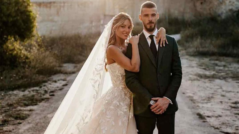 La romántica boda de Edurne y David de Gea en Menorca