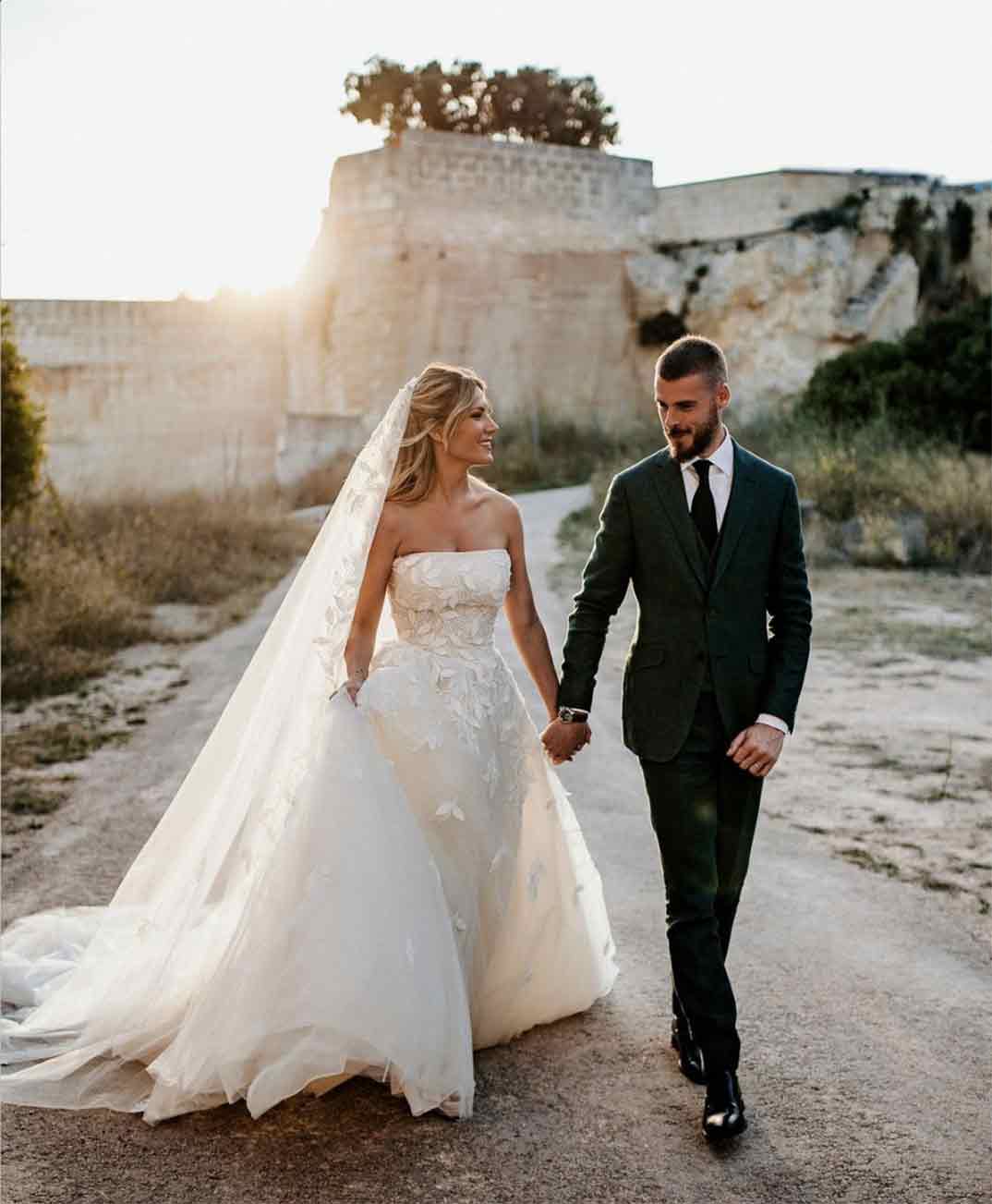 Edurne y David de Gea © Redes Sociales