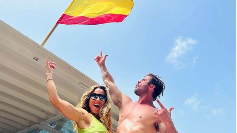 Las divertidas vacaciones de Chris Hemsworth y Elsa Pataky en Ibiza