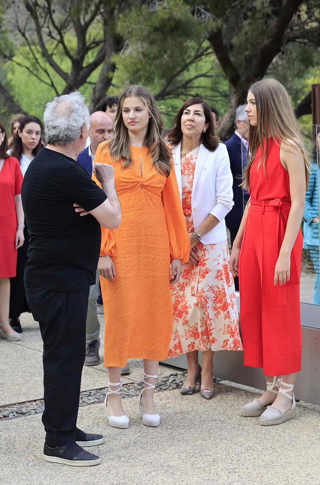 Princesa Leonor y la infanta Sofía en Girona © Casa Real S.M. El Rey