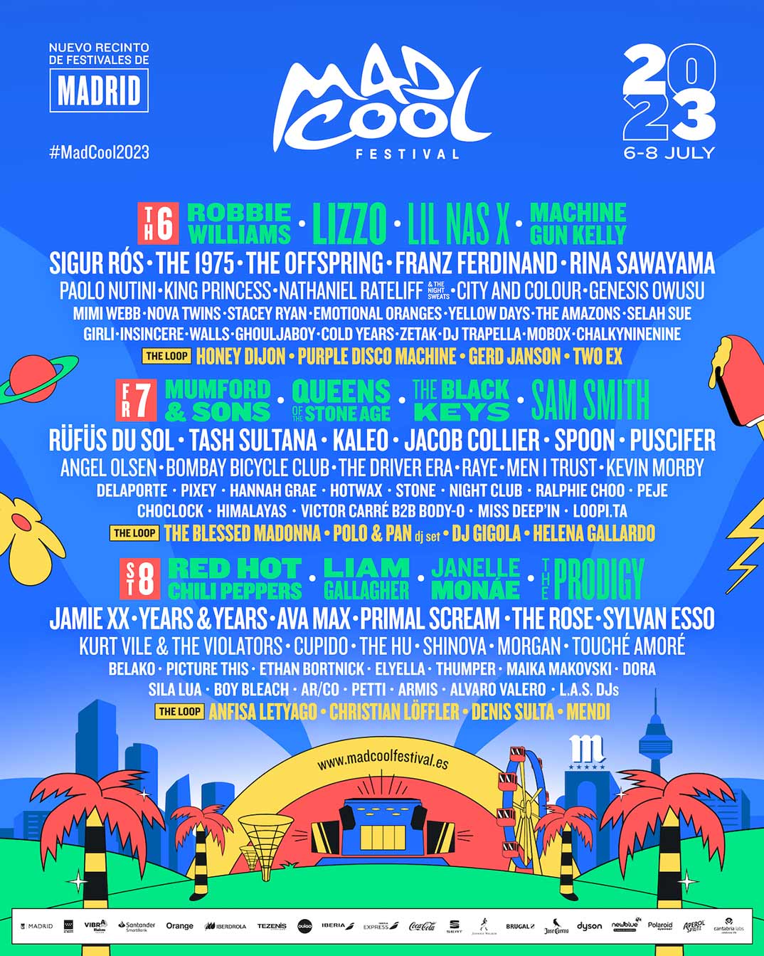 MadCool Festival Cartel (julio 2023)