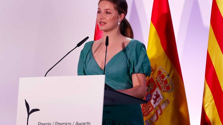 La princesa Leonor entrega los Premios Princesa de Girona 2023