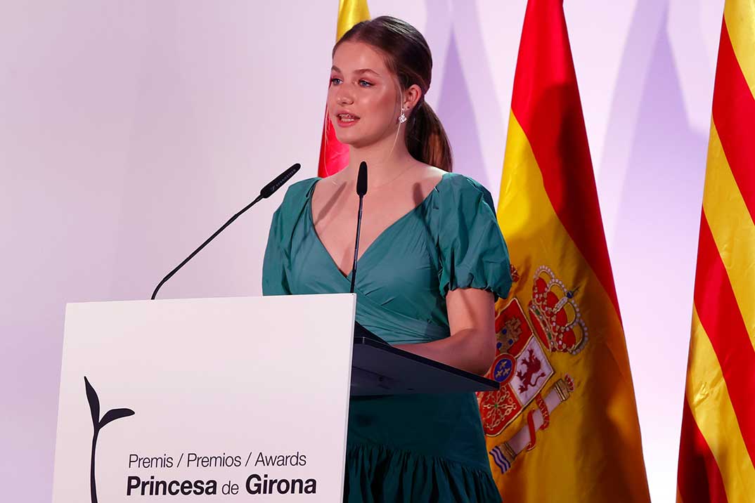 La princesa Leonor entrega los Premios Princesa de Girona 2023