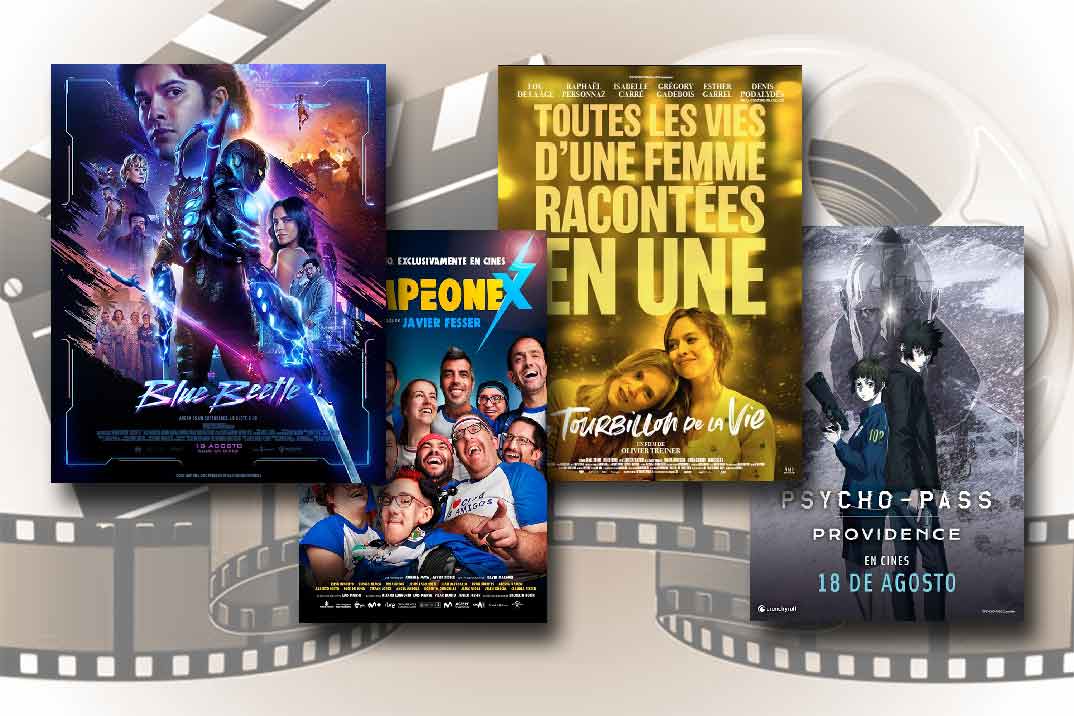 estrenos de cine 18 de agosto 2023