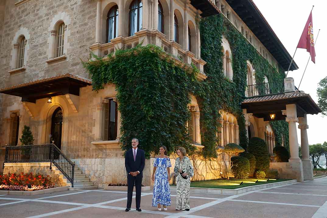 Reyes Felipe y Letizia con la Reina Sofia - Palma de Mallorca © Casa Real S.M. El Rey