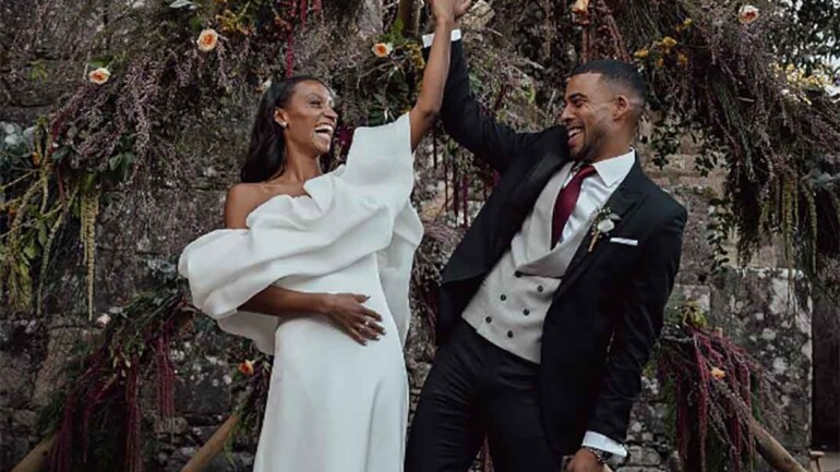 Así ha sido la romántica boda de Ana Peleteiro y Benjamin Compaoré