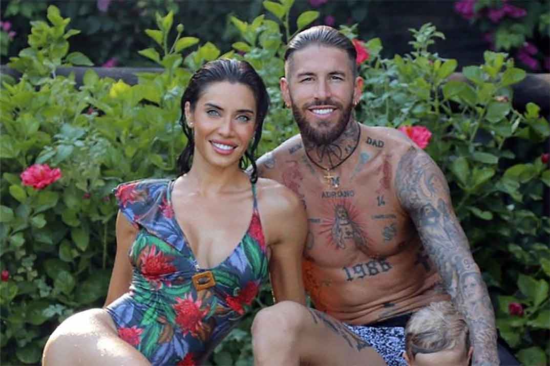 Pilar Rubio y Sergio Ramos © Redes Sociales