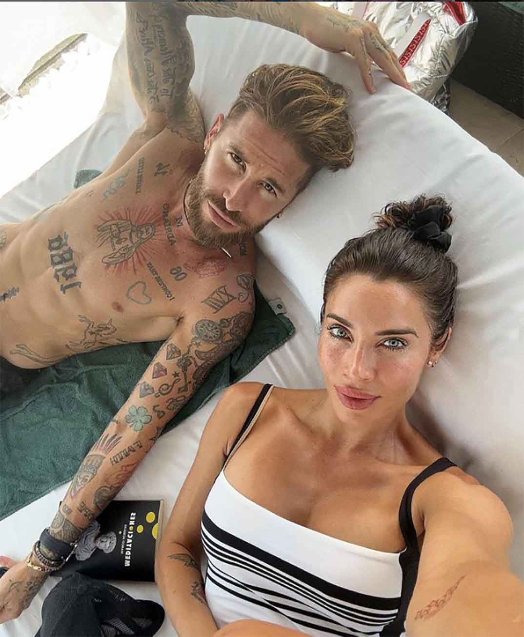 Pilar Rubio y Sergio Ramos © Redes Sociales