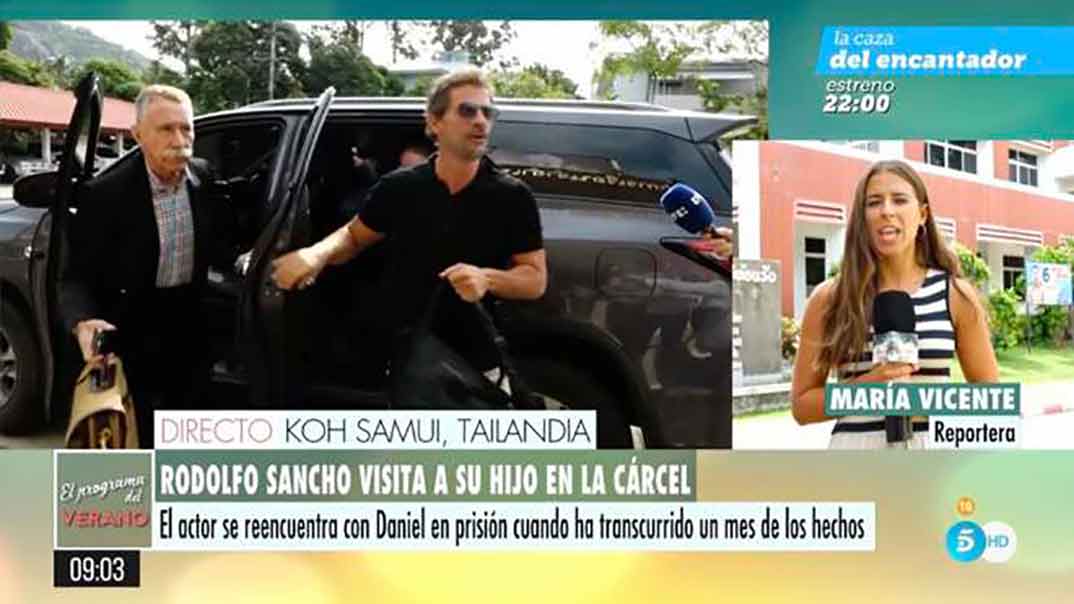 Rodolfo Sancho visita a su hijo © Mediaset