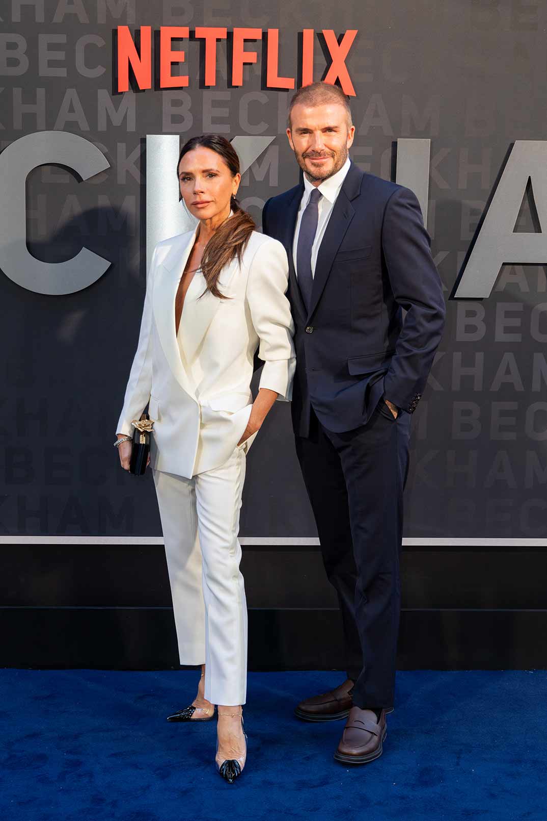 David Beckham y Victoria Beckham - 'Beckham' Estreno en Londres © Photo by StillMoving.Net for Netflix