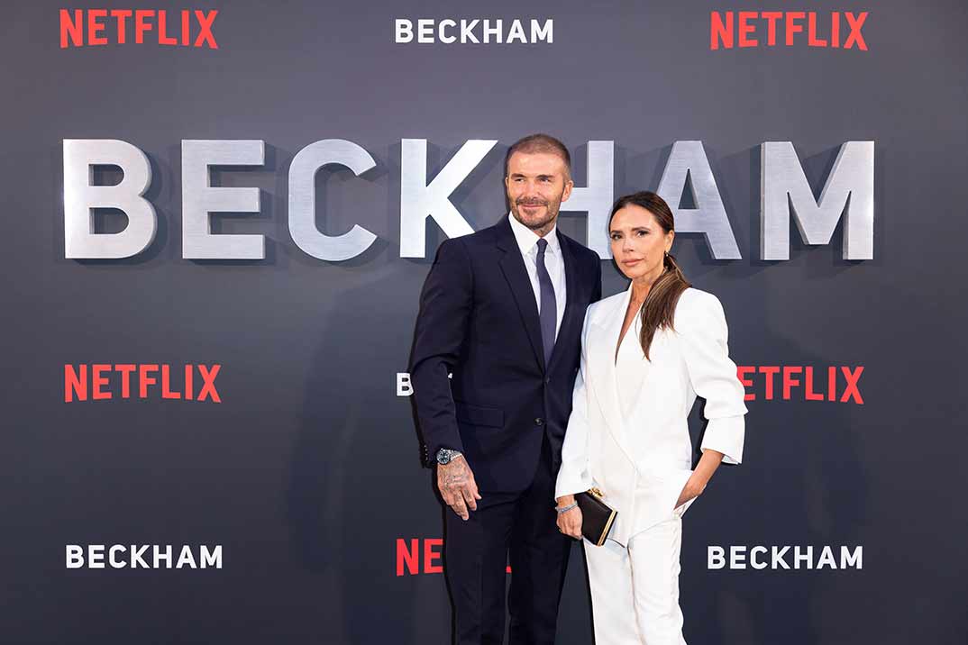 David Beckham y Victoria Beckham - 'Beckham' Estreno en Londres © Photo by StillMoving.Net for Netflix