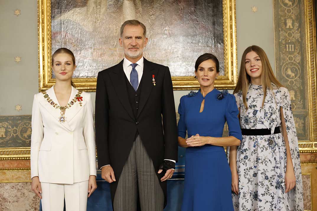 La princesa Leonor recibe el Collar de la Real y Distinguida Orden Española de Carlos III © Casa Real S.M. El Rey