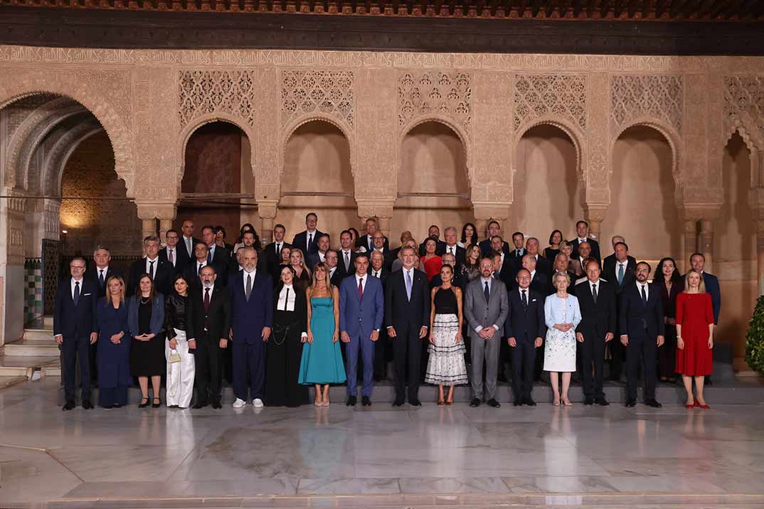 Reyes Felipe y Letizia - Reunión líderes de la Unión Europea en la Alhambra de Granada © Casa Real S.M. El Rey