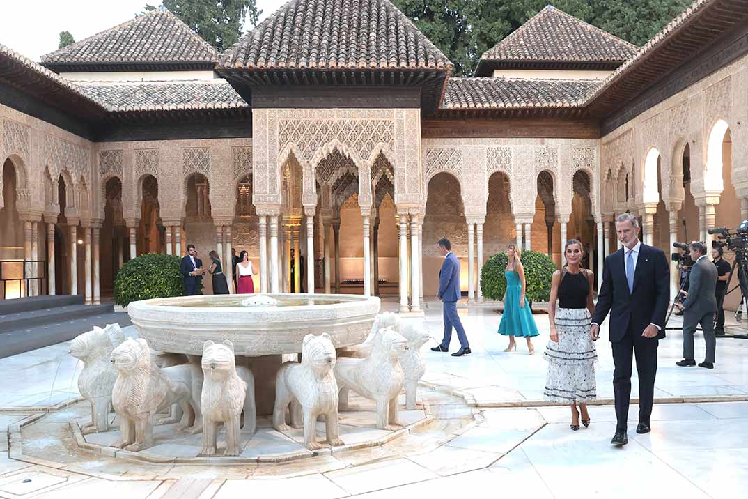 Reyes Felipe y Letizia - Reunión líderes de la Unión Europea en la Alhambra de Granada © Casa Real S.M. El Rey