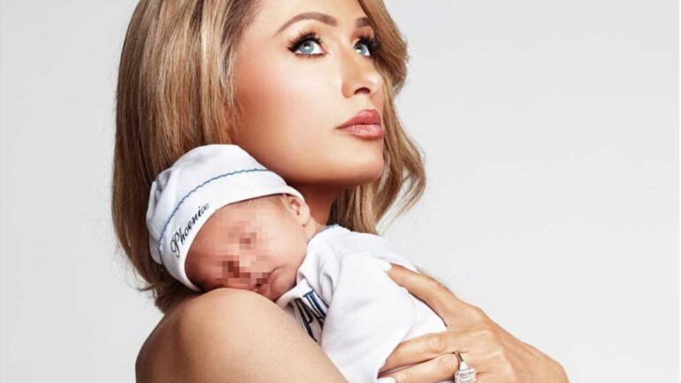 Paris Hilton estalla por las críticas al «gran tamaño» de la cabeza de su hijo