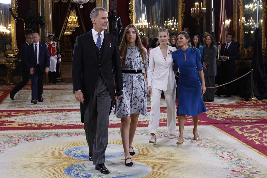 La princesa Leonor recibe el Collar de la Real y Distinguida Orden Española de Carlos III © Casa Real S.M. El Rey