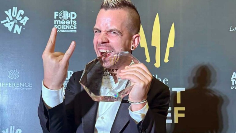 Dabiz Muñoz hace historia al ser nombrado mejor cocinero del mundo, por tercera vez consecutiva