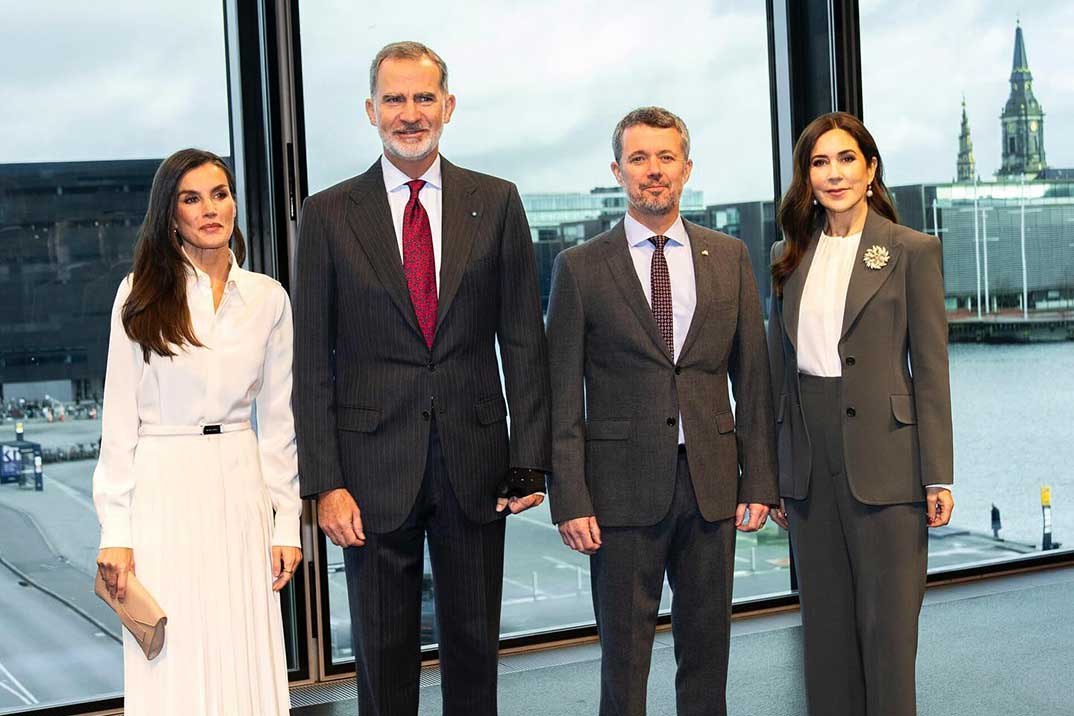 Reyes Felipe y Letizia con los príncipes Federico y Mary - Visita Oficial Dinamarca © detdanskekongehus