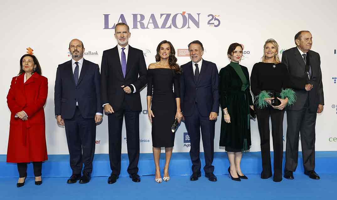 Reyes Felipe y Letizia - XXV aniversario La Razón © Casa Real S.M. El Rey