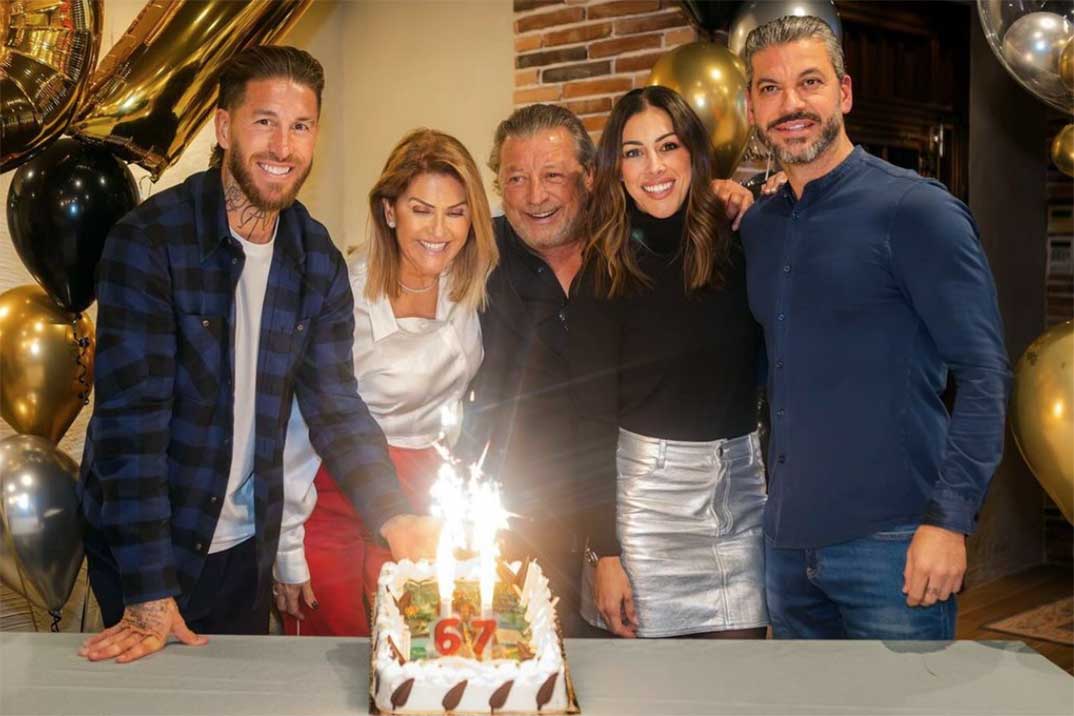 Pilar Rubio la gran ausente en el cumpleaños de la madre de Sergio Ramos