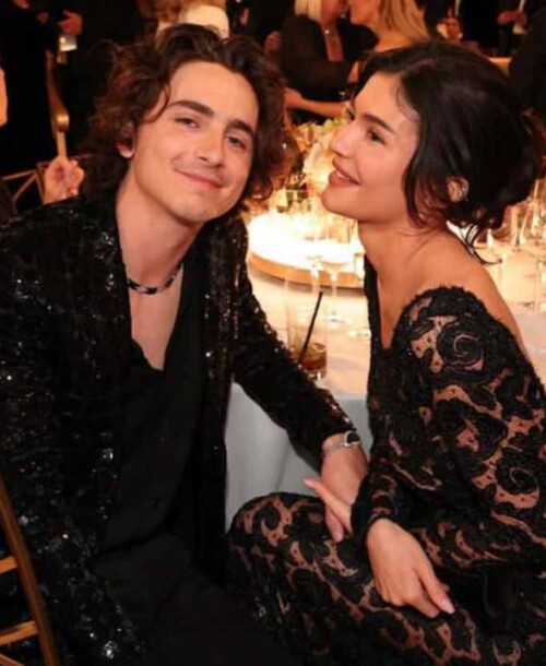 Kylie Jenner y Timothée Chalamet y su beso viral en los Globos de Oro