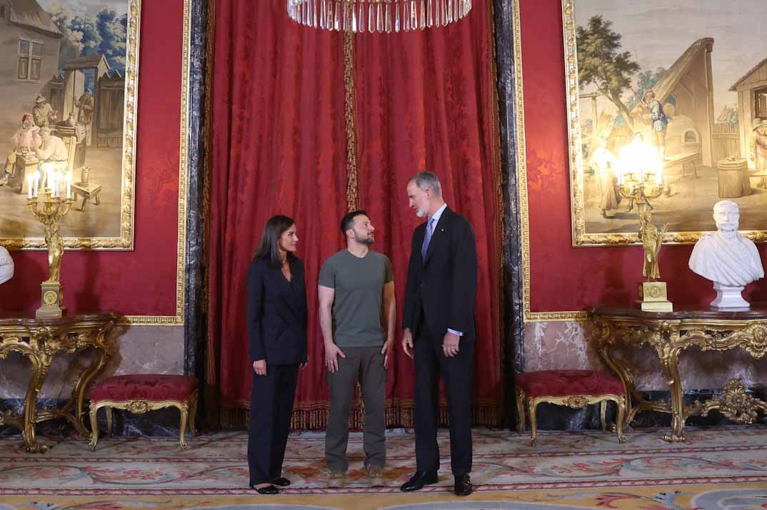 Reina letizia bailarina Zelenski