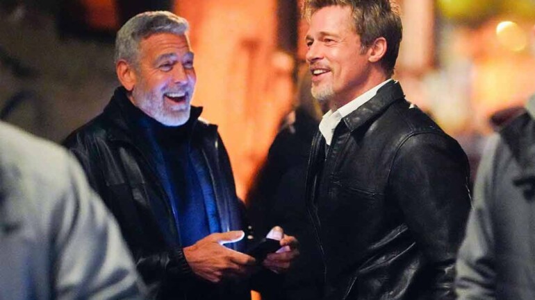 ‘Wolfs’ Brad Pitt y George Clooney protagonizan la comedia de acción que llega a Apple TV+