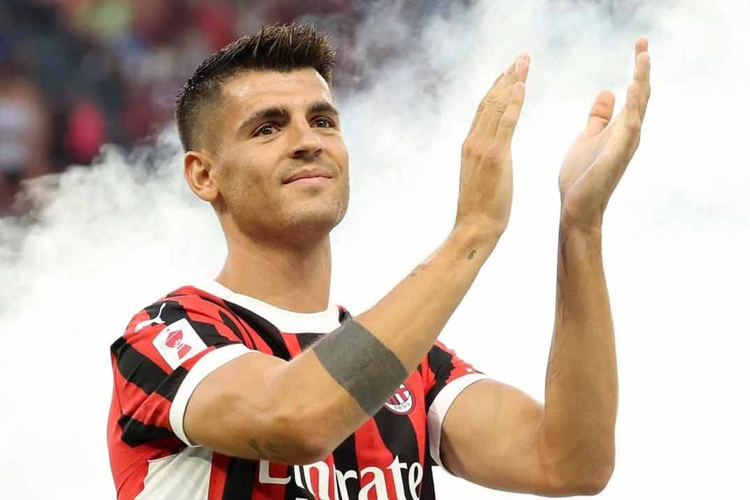 Tras un fuerte golpe en la cabeza, Álvaro Morata es ingresado de urgencias