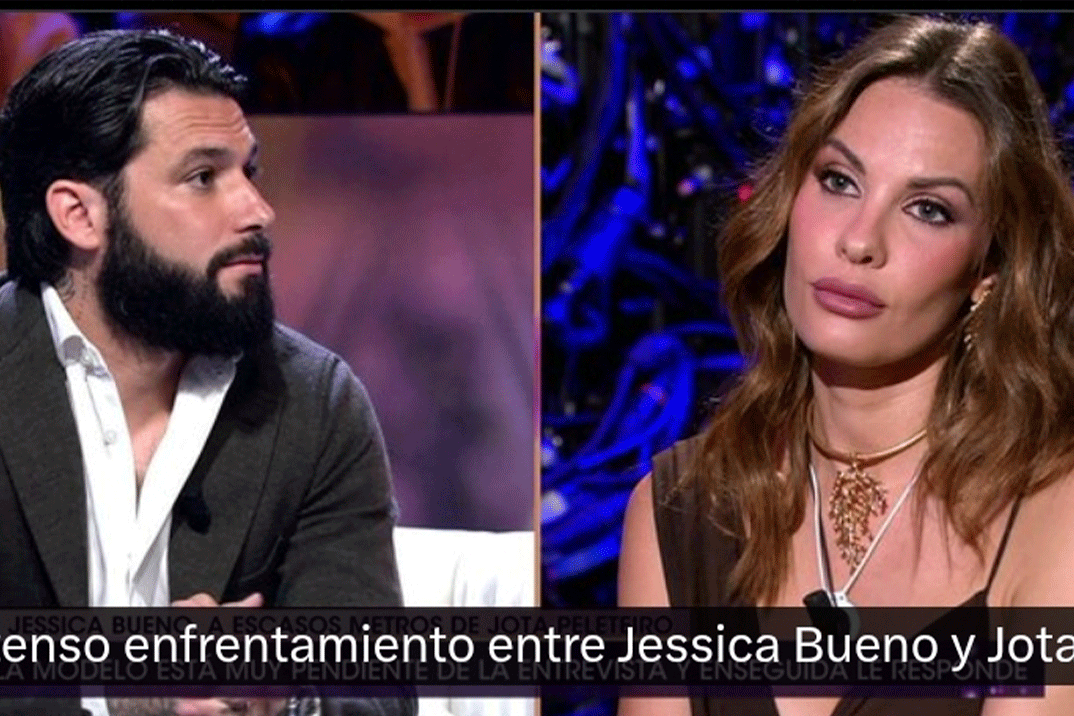 Jessica Bueno y Jota Peleteiro protagonizan un cruce de acusaciones en ‘De Viernes’