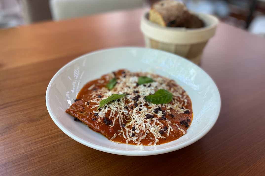 Terraza bosco lobos ravioli