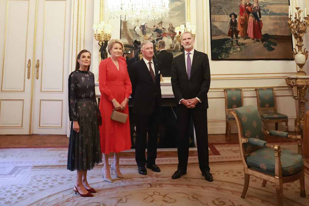 Rey Felipe y reina letizia Bruselas Entrada 1