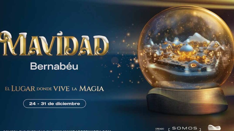 El Santiago Bernabéu se convierte en el mayor parque navideño de Madrid con “MAVIDAD”