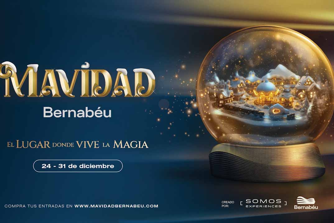 El Santiago Bernabéu se convierte en el mayor parque navideño de Madrid con “MAVIDAD”