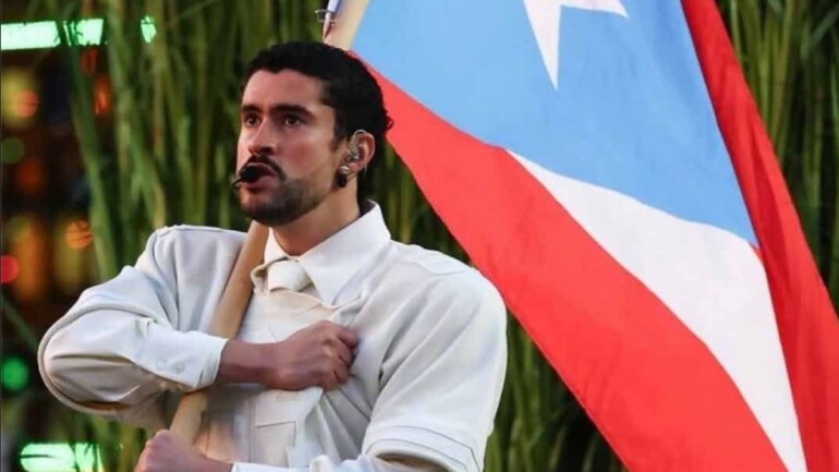 Bad Bunny convierte la Super Bowl en una pasarela global con un look de Zara, boda en directo y guiño a Trump