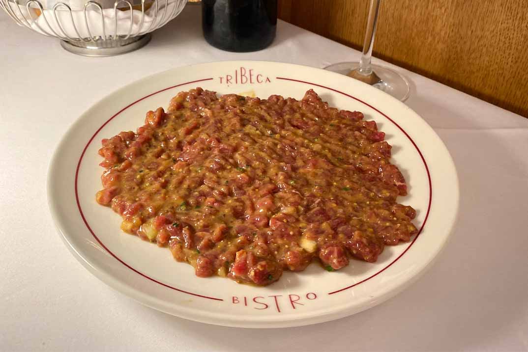 Tribeca bistro steak tartar