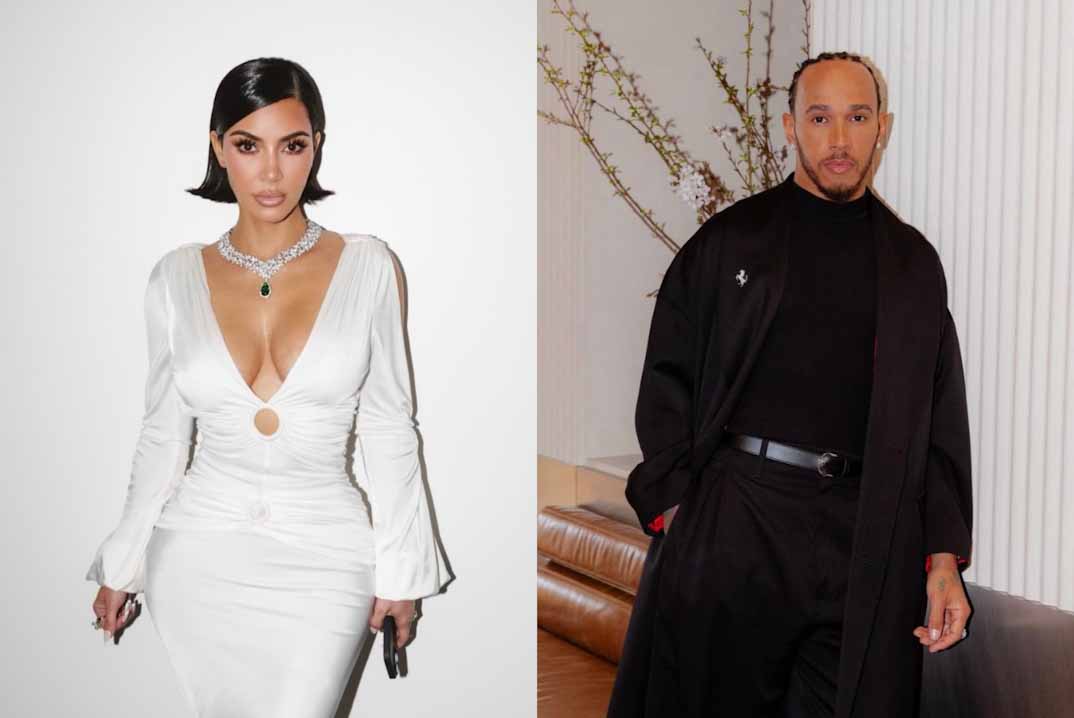 Kim Kardashian y Lewis Hamilton: besos en el mar de Malibú que confirman el romance más comentado