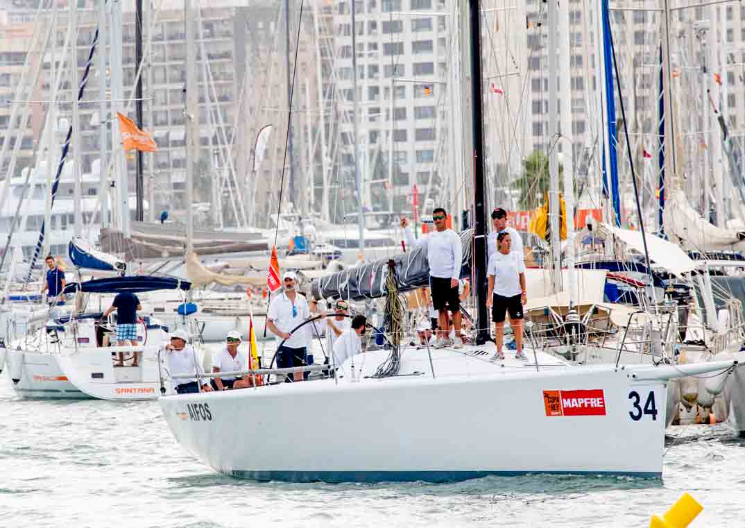 rey felipe encabeza la copa del rey de vela en mallorca