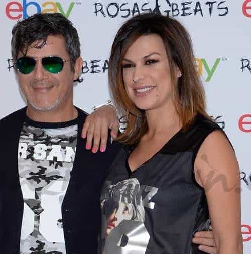 Alejandro Sanz y Raquel Perera diseñadores de ropa