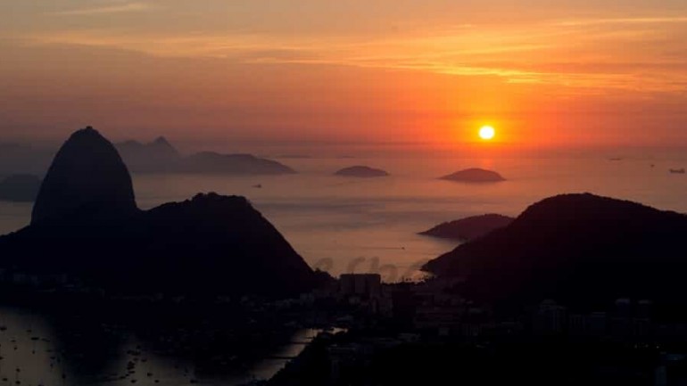 Amanecer en Río de Janerio