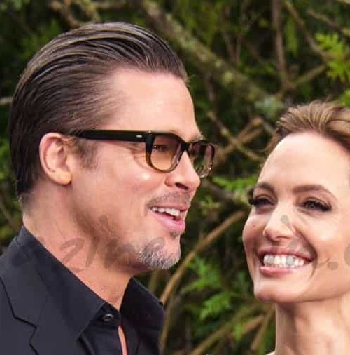 La “maléfica” Angelina Jolie se “derrite” en brazos de su prometido…