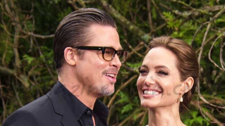 La «maléfica» Angelina Jolie se «derrite» en brazos de su prometido…